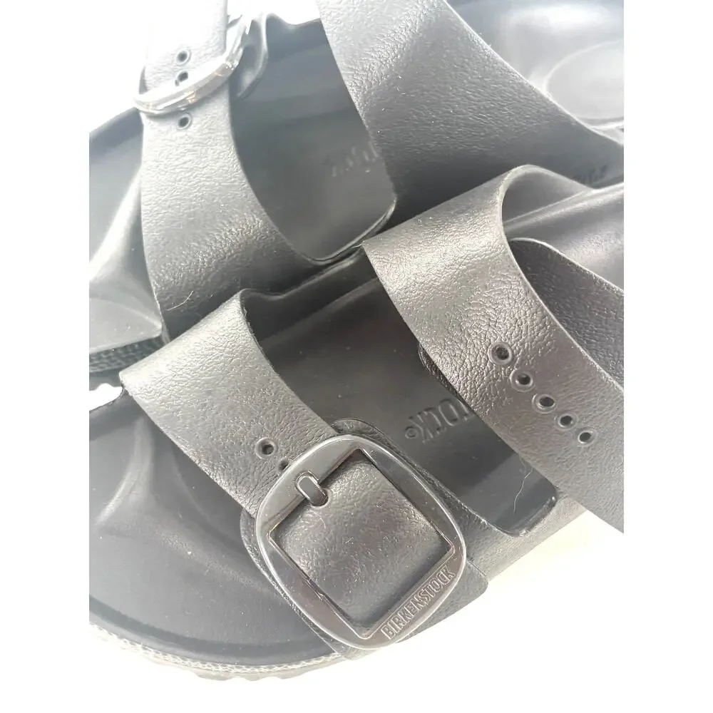 Birkenstock Arizona EVA Slide Sandals 39 8.5 Black New with Defect Travel Resort
